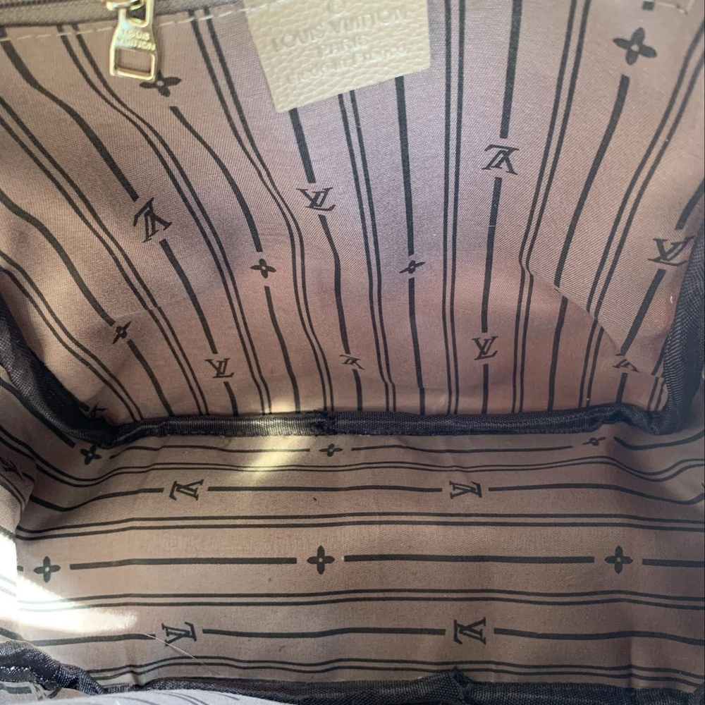 Designer-Inspired White Multicolor Backpack - Picture 7 of 10